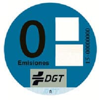 Distintivo ambiental Cero emisiones