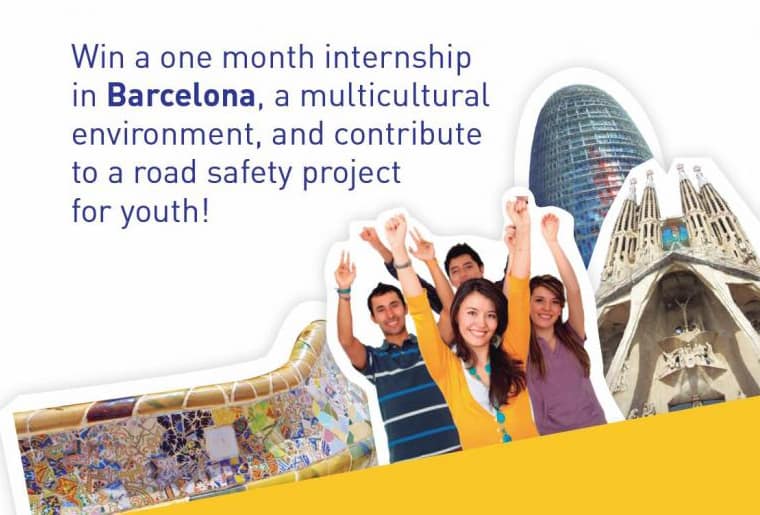 Una chica española gana el concurso de la Carta Europea de Seguridad Vial 2012