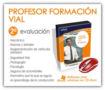 Ya disponibles los test actualizados para la segunda evaluación del Curso XXIX de Profesor de Formación Vial