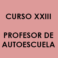 XXIII CURSO DE PROFESORES DE FORMACIÓN VIAL: PRUEBA PRÁCTICA